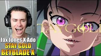 Is Ado Secretly English?! | 【Jax Jones × Ado】Stay Gold〈『BEYBLADE X』アニメMV 〉| Reaction Is Ado Secretly English?! | 【Jax Jones × Ado】Stay Gold〈『BEYBLADE X』アニメMV 〉| Reaction