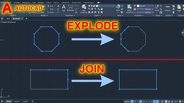 AutoCAD Dersleri -Explode ve Join (Patlatma ve Birleştirme) | AutoCAD 2024 #autocad