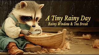 Spring Rain in the Forest Workshop 🌿 Cozy Ambience & Relaxing Music (Rain ASMR) screenshot 3