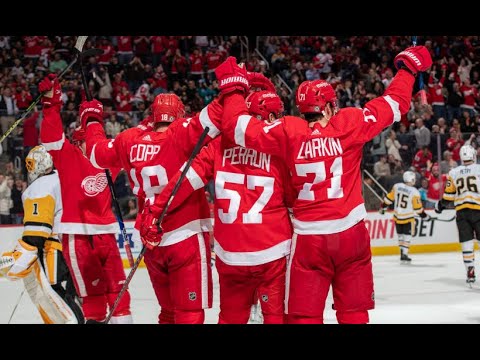 RED WINGS BEAT THE PENGUINS WITH A DAVID PERRON HAT TRICK & THE ...