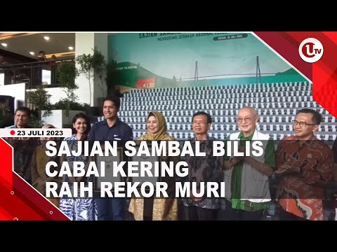 1.409 KEMASAN SAMBAL BILIS CABAI KERING RAIH REKOR MURI | U-NEWS