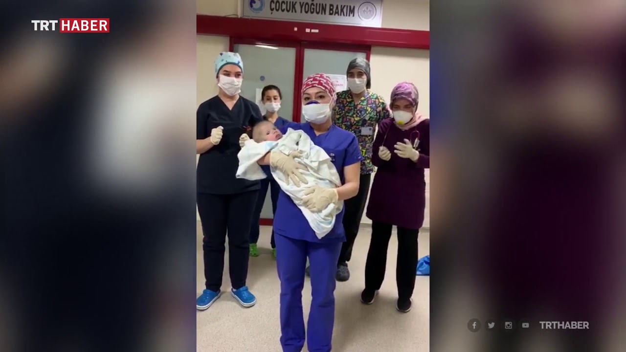 COVID19�u yenen 5 aylık bebek taburcu edildi YouTube