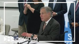 'All of the numbers are looking good': Gov. Abbott updates on efforts to contain COVID-19 in Amarill