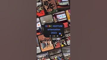 GDSC IGDTUW Orientation 2k23! 🤩 #flutterappdevelopment #opensource #learning  #mobileappdevelopment