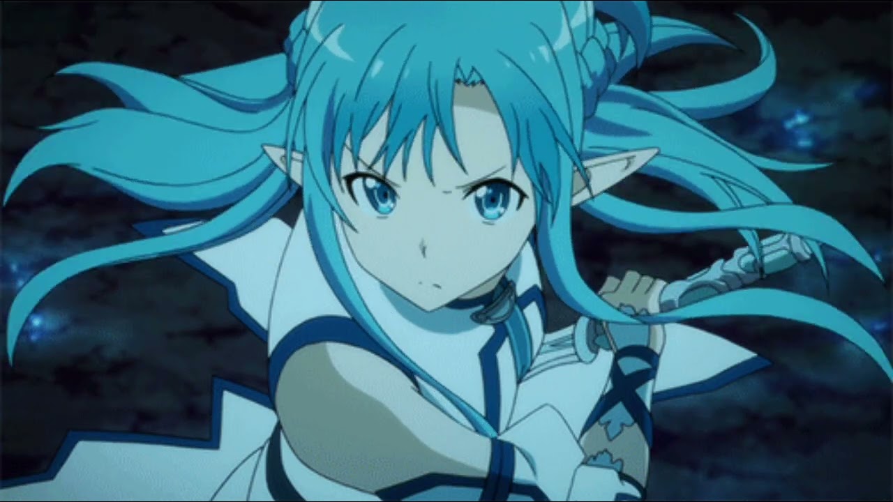 SAO Characters Kirito The Black SwordMan and Asuna The Lightning Flash AMV Song lyrics Bye bye bye 