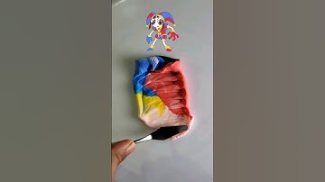 "Pomni" Colour Mixing 🔥 #pomni #colormixing #satisfying #art