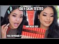 OILY SKIN WEAR TEST| NEW JUVIAS PLACE I AM MAGIC FOUNDATION & CONCEALER REVIEW |Taisha