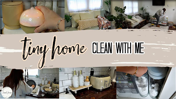 TINY HOME CLEAN WITH ME | SAHM OF 2