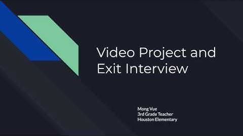 Vue Induction Video Project Spring 2020