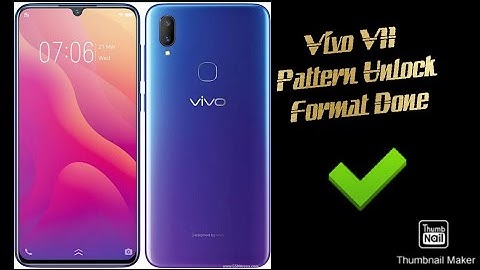Vivo v11 (1806) Pattern Unlock (Format) with mrt crack