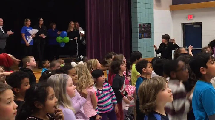 Lisa Cope surprised with Teacher of the Year Award