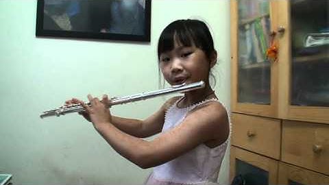 Row your boat --my third day of learn in flute