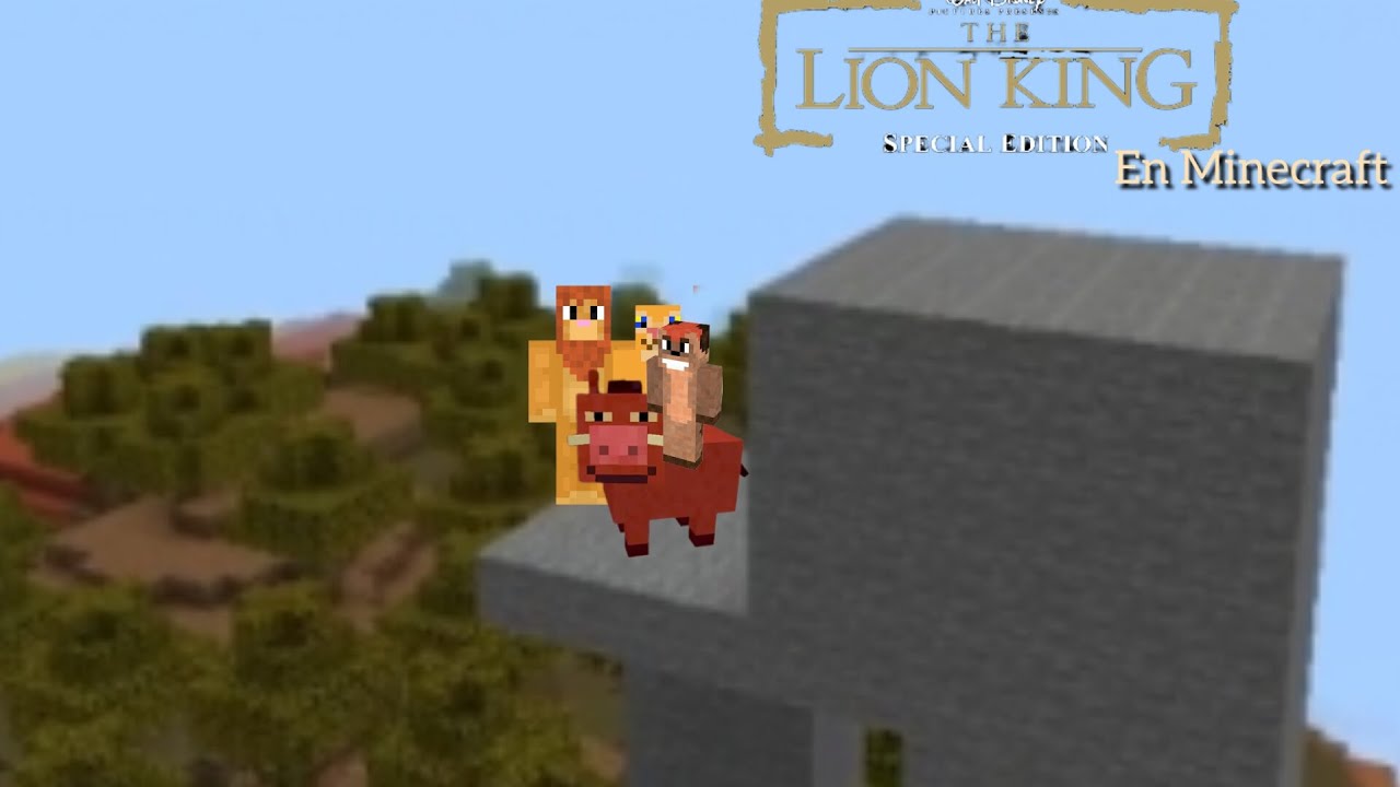 EL REY LEÓN EN MINECRAFT