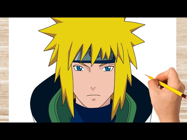 Como Desenhar Minato Namikaze [4º Hokage] - (How to Draw Minato) - SLAY  DESENHOS #149 