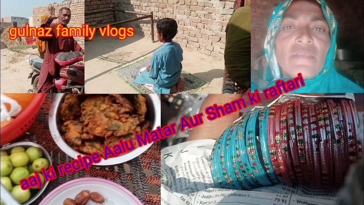 Aaj ki recipe Aalu Matar Aur Sham ki Raftari