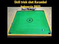 Skill Trick Shot Karambol Indonesia Terbaru 2023 #youtubeshorts #trickshot #carrom #karambol