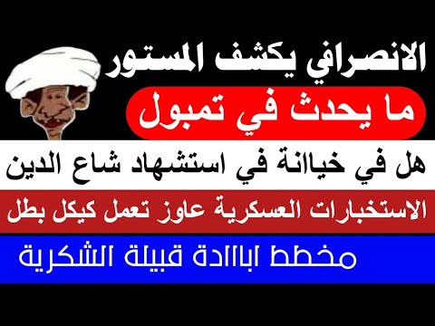 الانصرافي يكشف المستوور هل في خيااانة في استشهاد العميد شاع الدين مخطط كبير اباااادة قبيلة الشكرية 