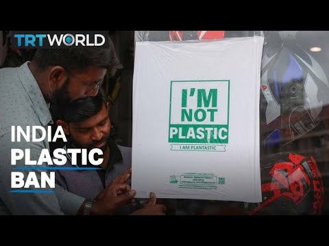 India bans single-use plastic items - YouTube