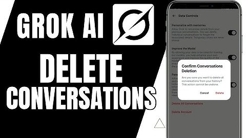 How To Delete Conversations On Grok AI | Delete Chats on Grok AI