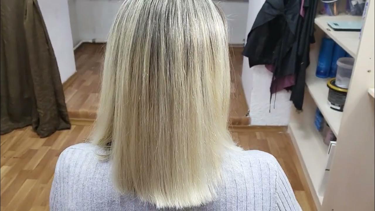 Мелирование + тонирование Эстель 10/0+10/1+10/16. - YouTube