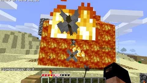 Bored In Minecraft- (SMP) Machine Gun Dispenser Flaming Arrows Of Death