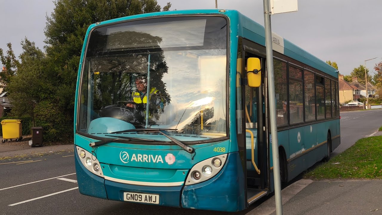 Rattlebox and Kickdown - Arriva Kent Thameside 4038 ADL Enviro200 working the 1