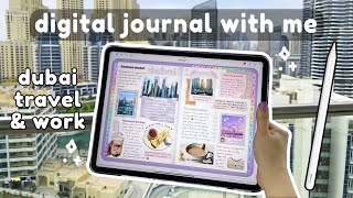 I moved to DUBAI 😱 digital journal with me on iPad in goodnotes