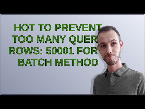 Salesforce: Hot to prevent Too many query rows: 50001 for a batch method