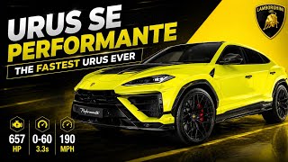 Lamborghini Just Built the FASTEST Hybrid SUV Ever! (Urus SE Performante)