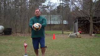 Soccer Punting Dropkick With Mr Baird