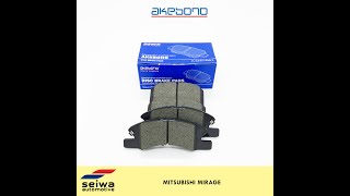 Auto Parts Unboxing: Mitsubishi Mirage brake pads