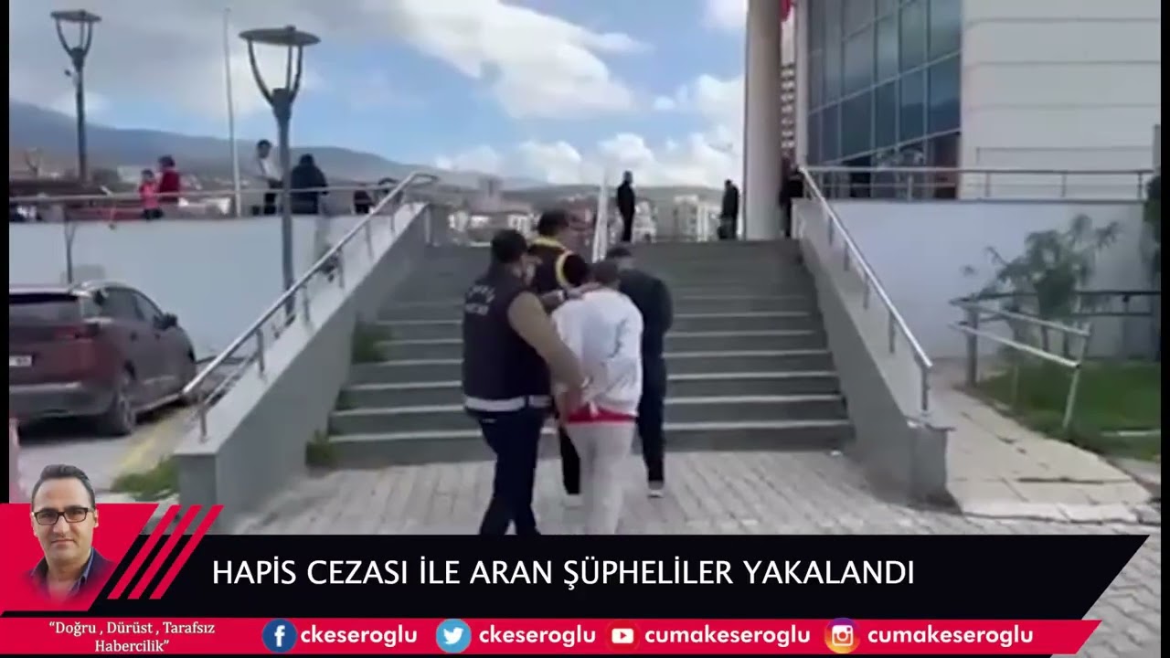 İSKENDERUN POLİSİ HAPİS CEZASI İLE ARANAN ŞÜPHELİLERİ YAKALADI