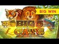 Big 5 Cats Slot - NICE SESSION and Top Progressive Bonus Video!