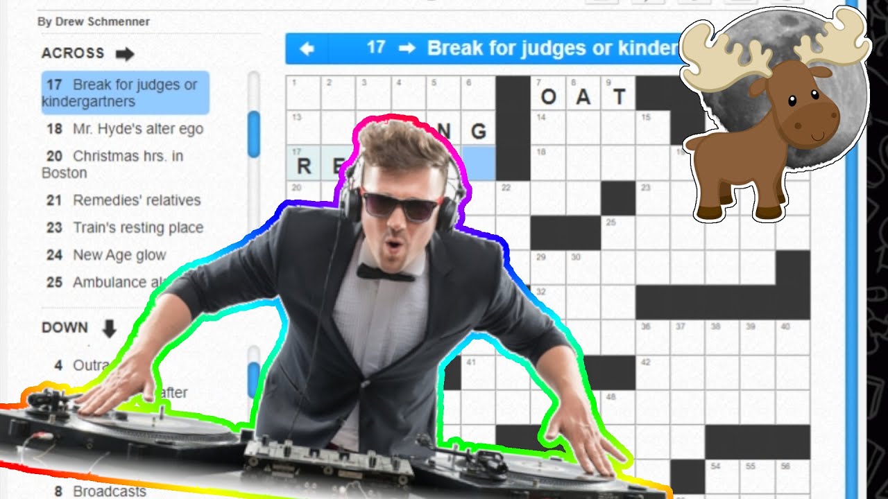 Crossword Time! 'DJ Set' Puzzle from 02/06/22 Break It Down YouTube
