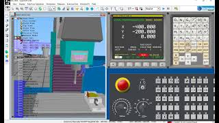 1_Swansoft CNC Milling: Fanuc Milling Setup & Machine Interface Overview screenshot 1