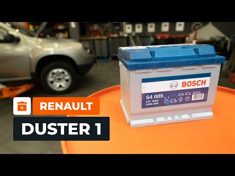 How to change the car battery on the RENAULT DUSTER 1 [AUTODOC TUTORIAL]