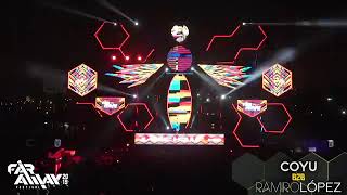 COYU b2b RAMIRO LOPEZ @ Far Away Festival 2019 &amp; Visuals by Vj Gorilla &amp; Vj Optika - Lima Perú