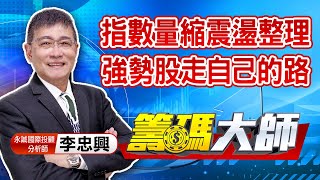 中視【籌碼大師】20201214 #李忠興:指數量縮震盪整理 強勢股走自己的路 #中視 #中視新聞 #籌碼大師 #股市看中視