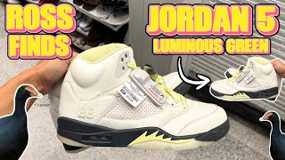 🏀 I found the JORDAN 5 “LUMINOUS GREEN” at Ross Dress For Less!