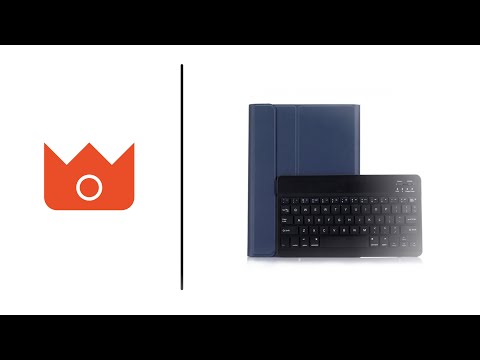 Smart keyboard case for iPad - dark blue