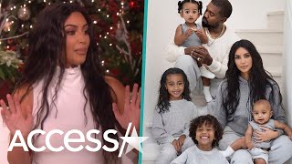 Nothing says a family christmas card than making whatever work! kim
kardashian was forced to get creative with this year's holiday when
one of her and k...