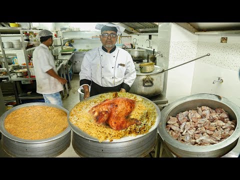 حیدرآبادی سوٹ۔ | چکن بریانی۔ | Hyderabadi Daawat Restaurant Special Chicken Biryani