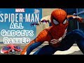 All Spider-Man PS4 Gadgets RANKED!!!