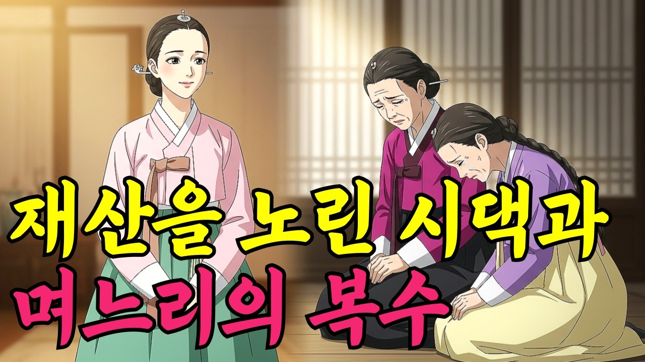 재산을 노린 시댁과 며느리의 복수ㅣ야담,민담,신화,전설,옛이야기,조선시대이야기