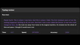 Celebrity hacking in typeracer is satisfying 0_o Profile