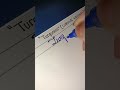 'Turquoise'cursive writing#shorts#shortsfeed #handwriting#learning#lettering #calligraphy#viral#art