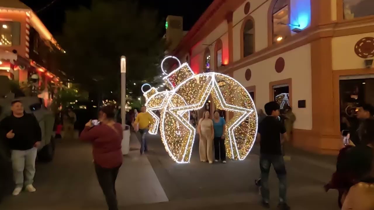 Año Nuevo de noche en El Centro Historico