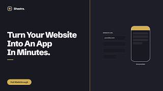 How to Turn Any Website Into a Native App Using Shastra (Full Walkthrough) screenshot 1