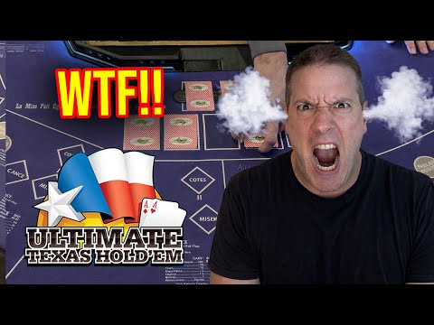HE REALLY LOST IT THIS TIME!! INSANE ULTIMATE TEXAS HOLD'EM POKER SESSION!! #ultimatetexasholdem