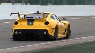 GOOGLE CEO DRIVES HIS FERRARI 599XX EVO AT SPA FRANCORCHAMPS!